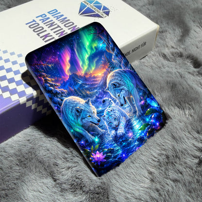 Cover Minder – Polarlicht Wölfe
