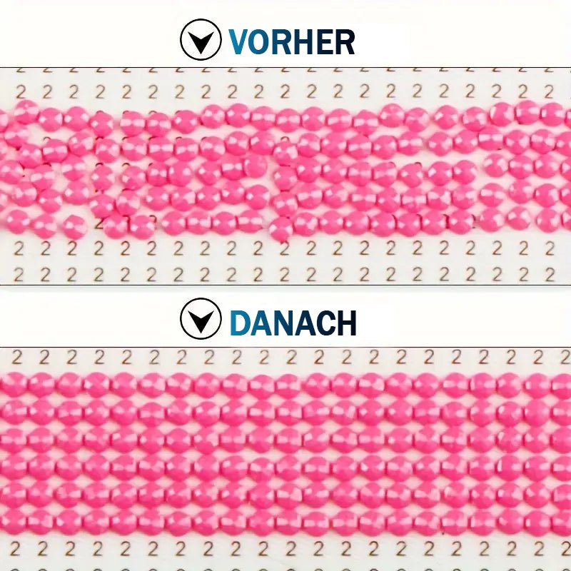 Edelstahl-Schablone für Diamond Painting – Lineal für runde Steine | DIY Diamond Painting Zubehör