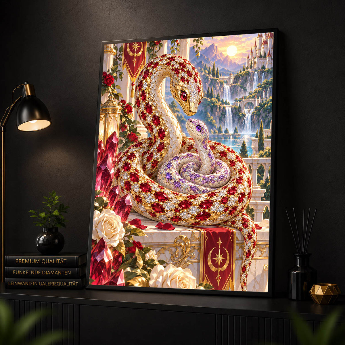 Diamond Painting - Rubinschlange