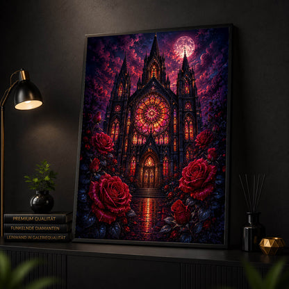 Diamond Painting - Kathedrale der Blutrosen