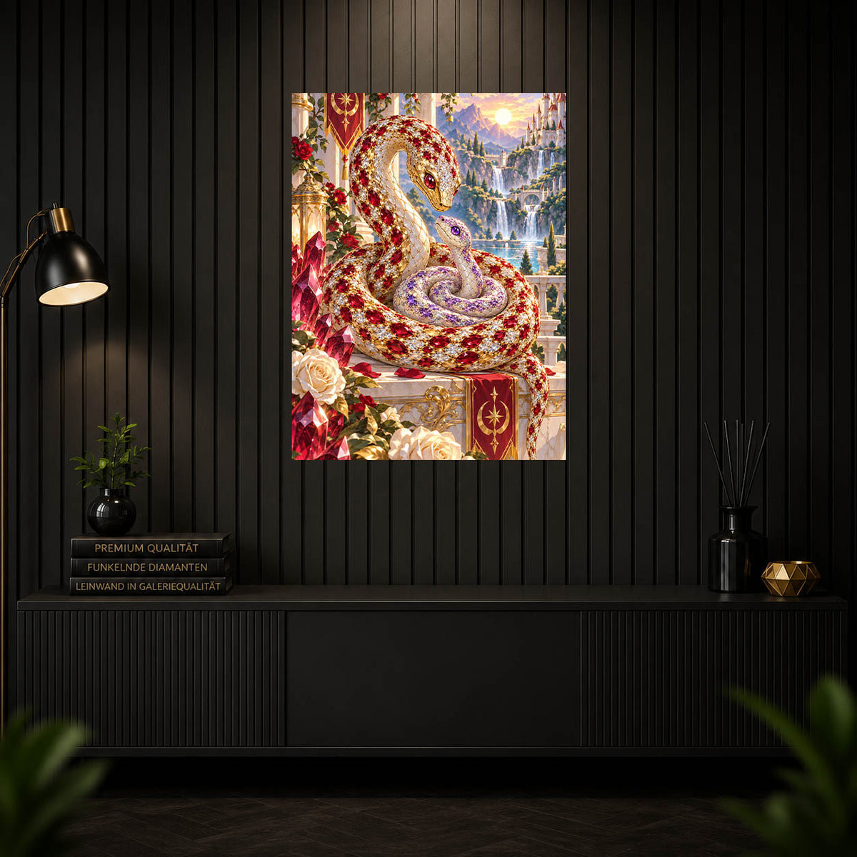 Diamond Painting - Rubinschlange