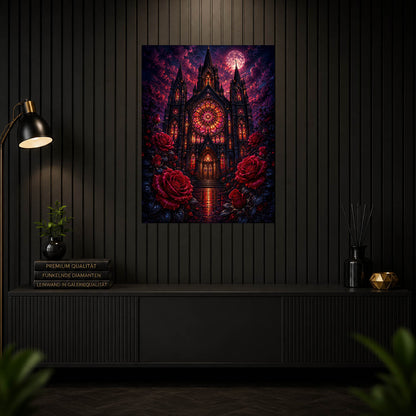 Diamond Painting - Kathedrale der Blutrosen
