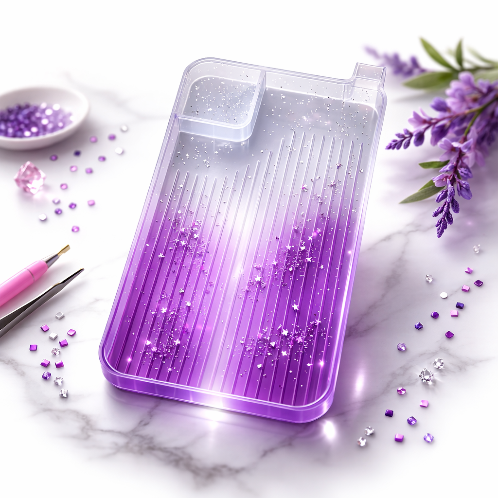 Diamond Painting Schiffchen - Amethyst Frost