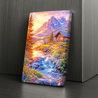 Cover Minder – Alpenglühen am Bergsee
