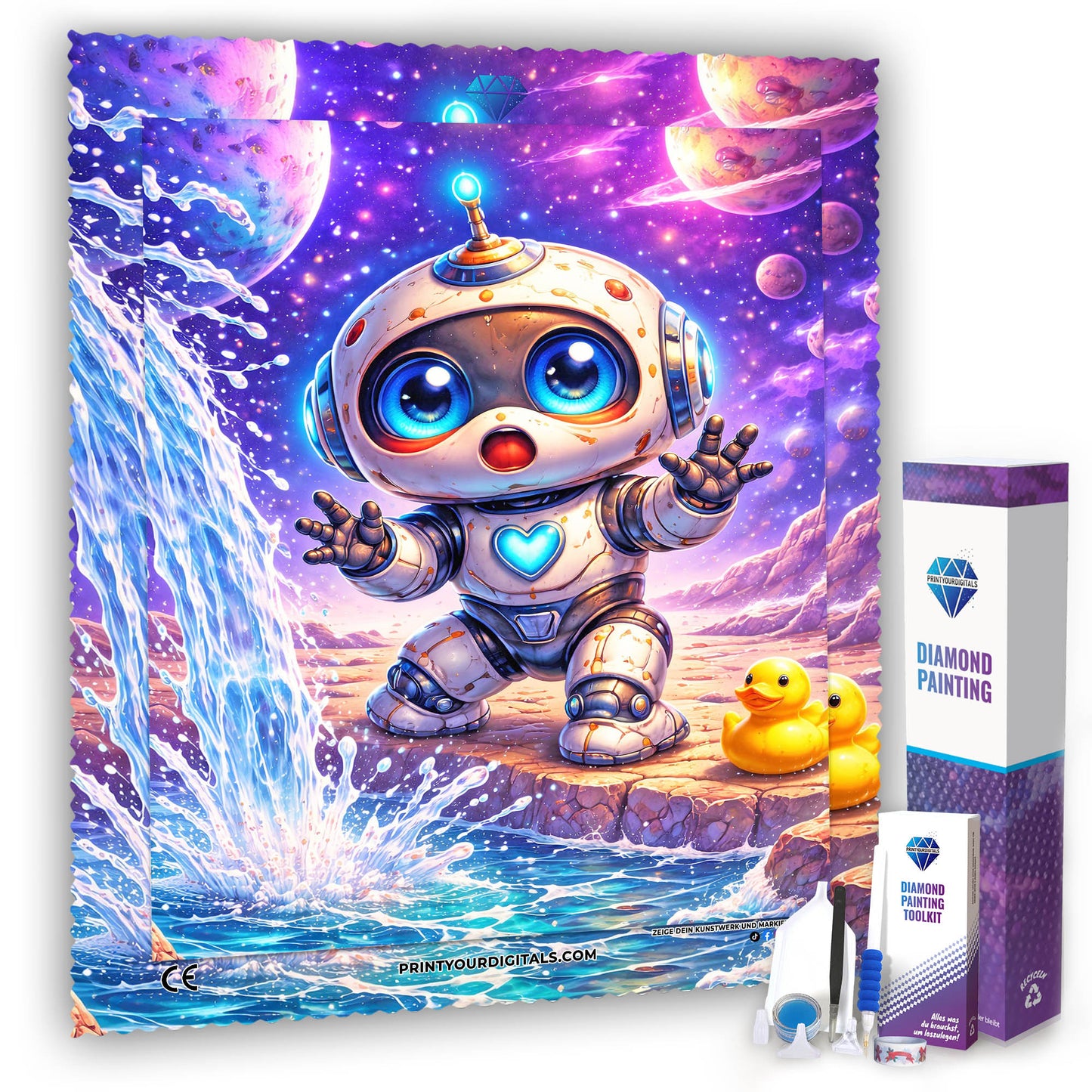 Diamond Painting – Der kleine Sternenreisende