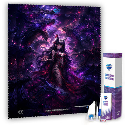 Diamond Painting - Drachenbeschwörerin Moria
