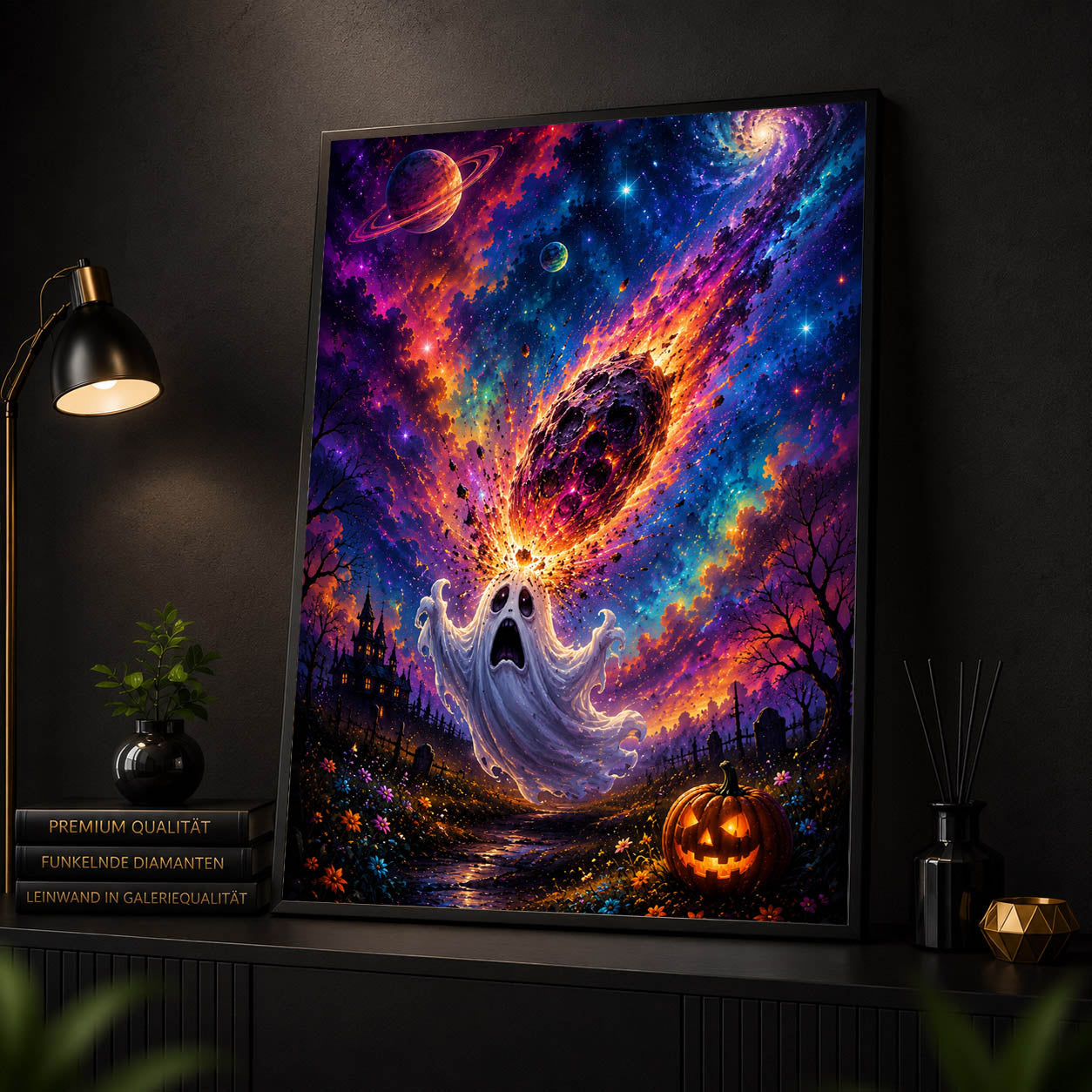 Diamond Painting - Geist unter Meteorregen