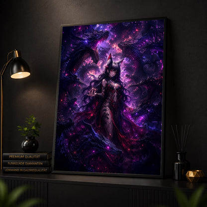Diamond Painting - Drachenbeschwörerin Moria