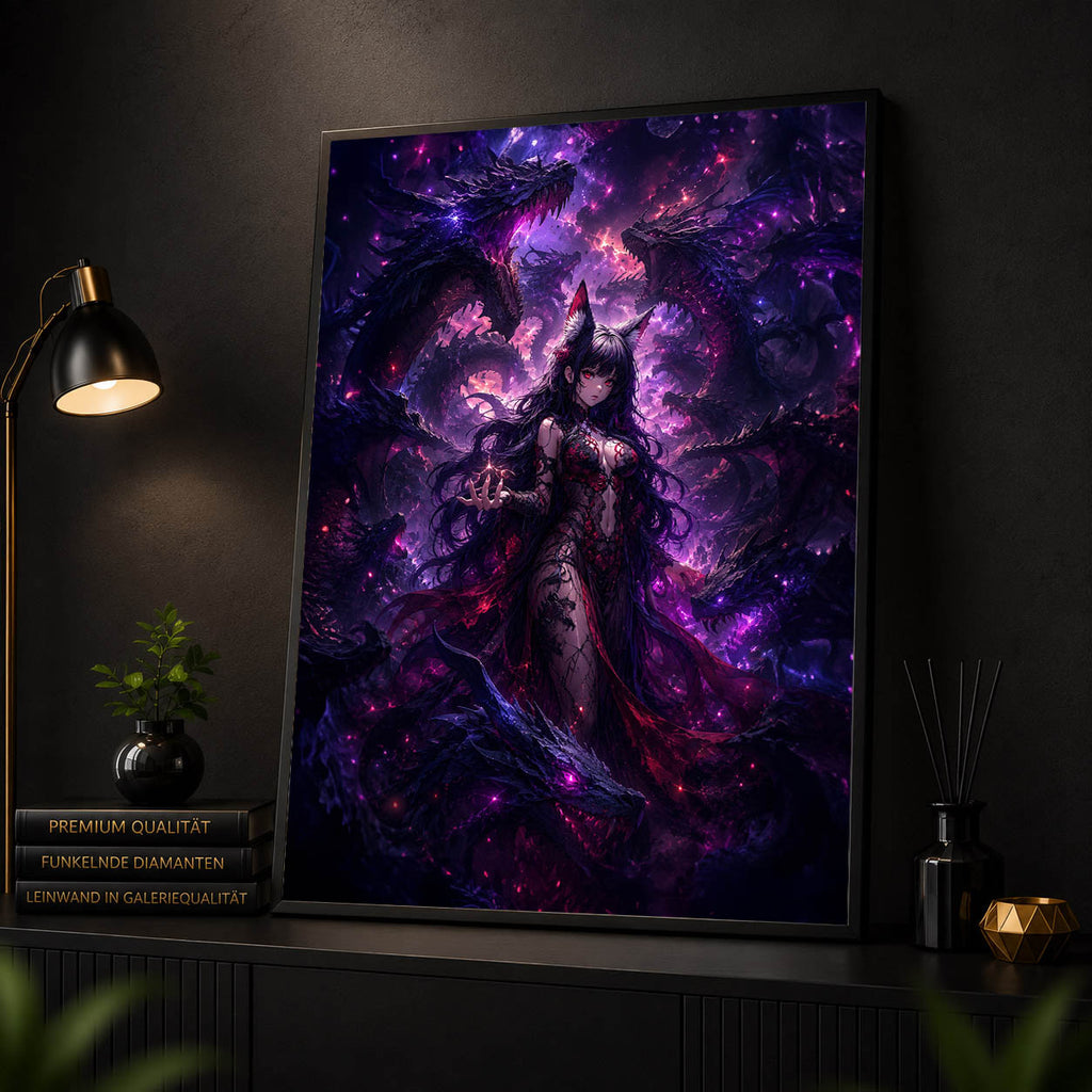 Diamond Painting - Drachenbeschwörerin Moria