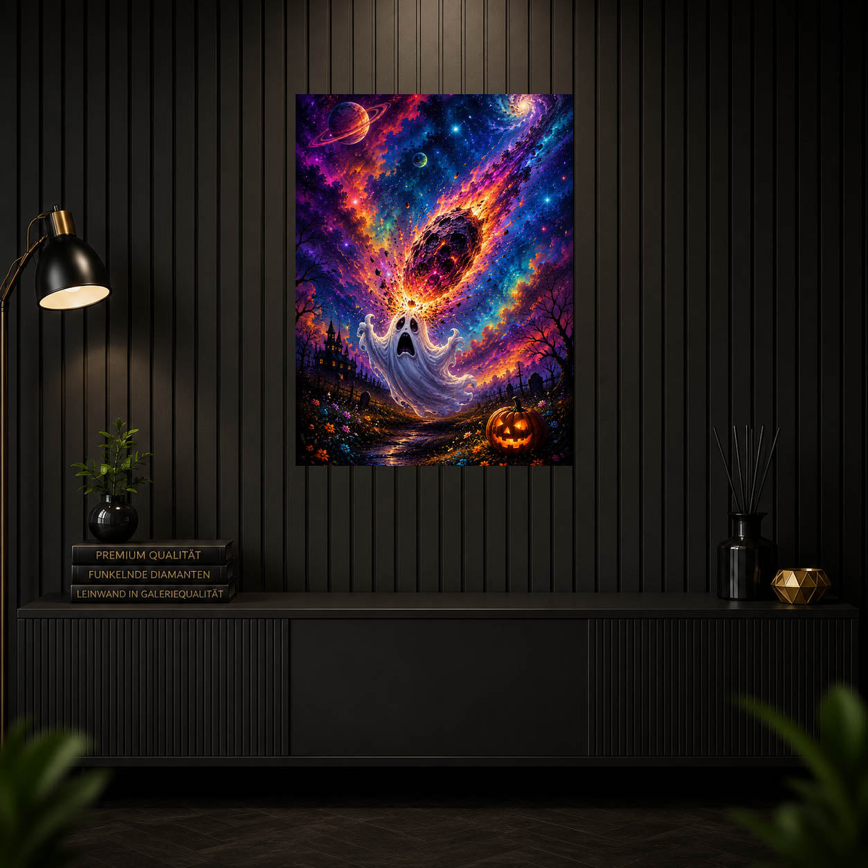 Diamond Painting - Geist unter Meteorregen