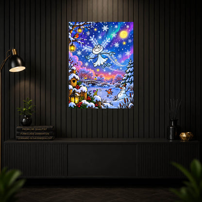 Diamond Painting - Tanz der Schneeflocke