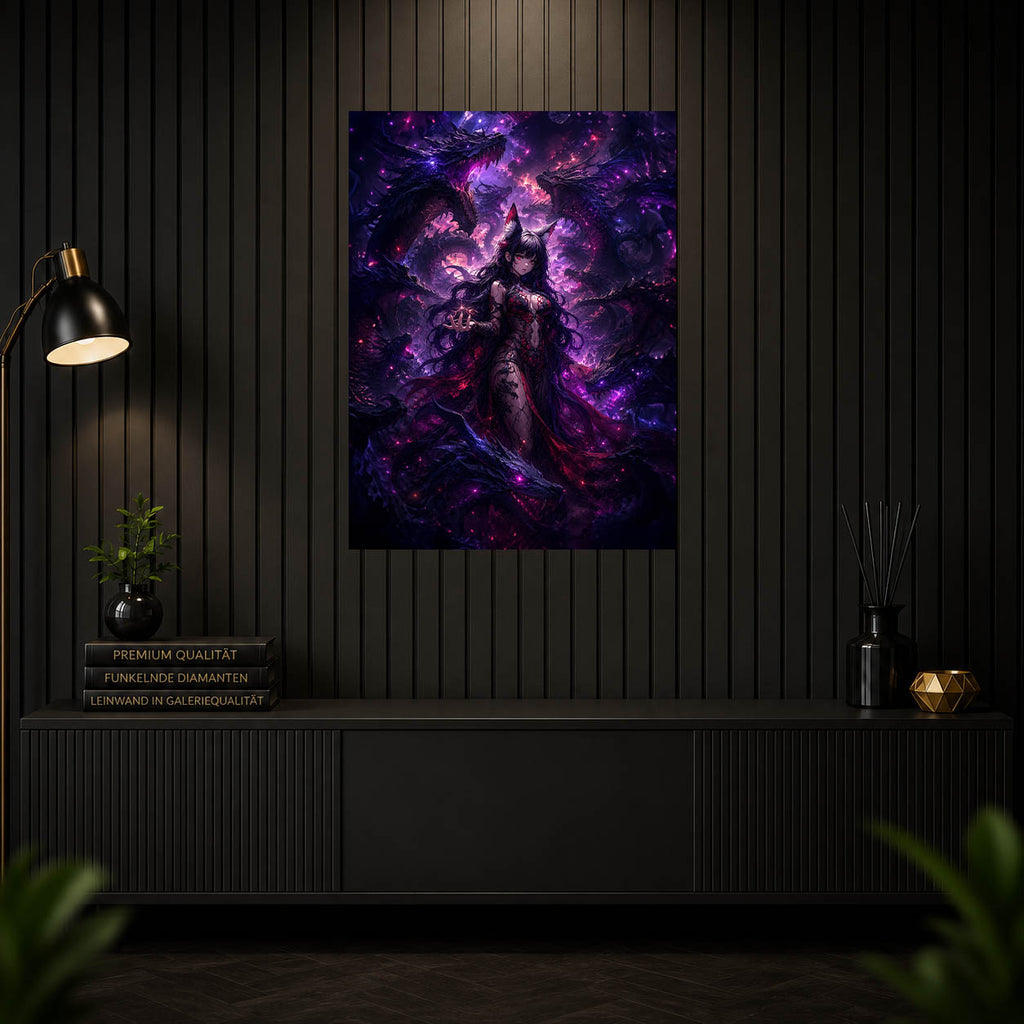Diamond Painting - Drachenbeschwörerin Moria