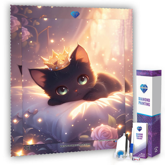 Diamond Painting - Kitten Babykönigin