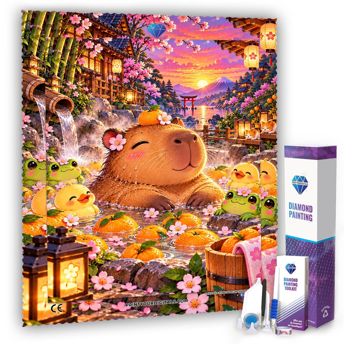 Diamond Painting - Capybara in Spa