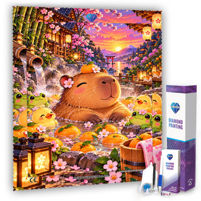 Diamond Painting - Capybara in Spa
