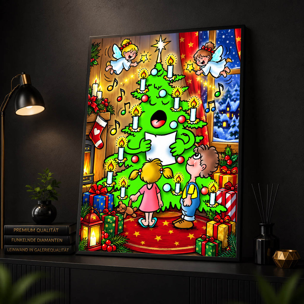 Diamond Painting - Der singende Weihnachtsbaum