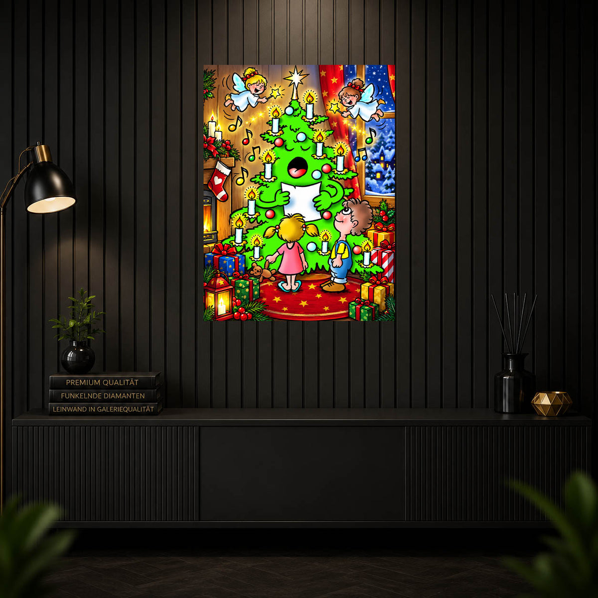Diamond Painting - Der singende Weihnachtsbaum