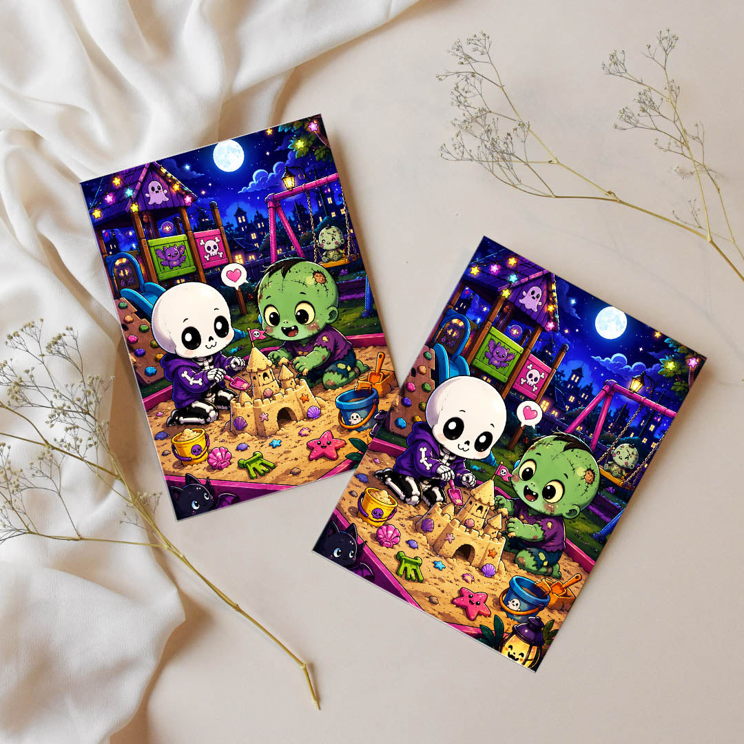 Sticker – Spukige Sandkastenfreunde