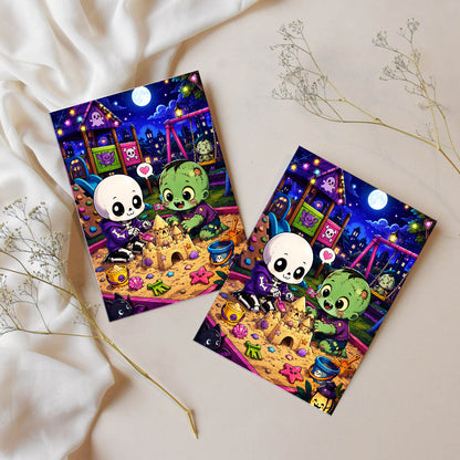 Sticker – Spukige Sandkastenfreunde
