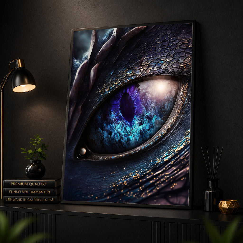 Diamond Painting - Magisches Drachenauge