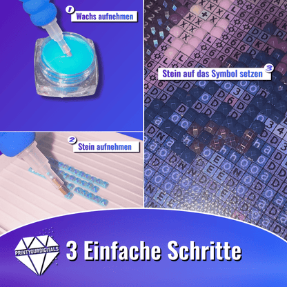 Diamond Painting - Brücke im Sternenlicht