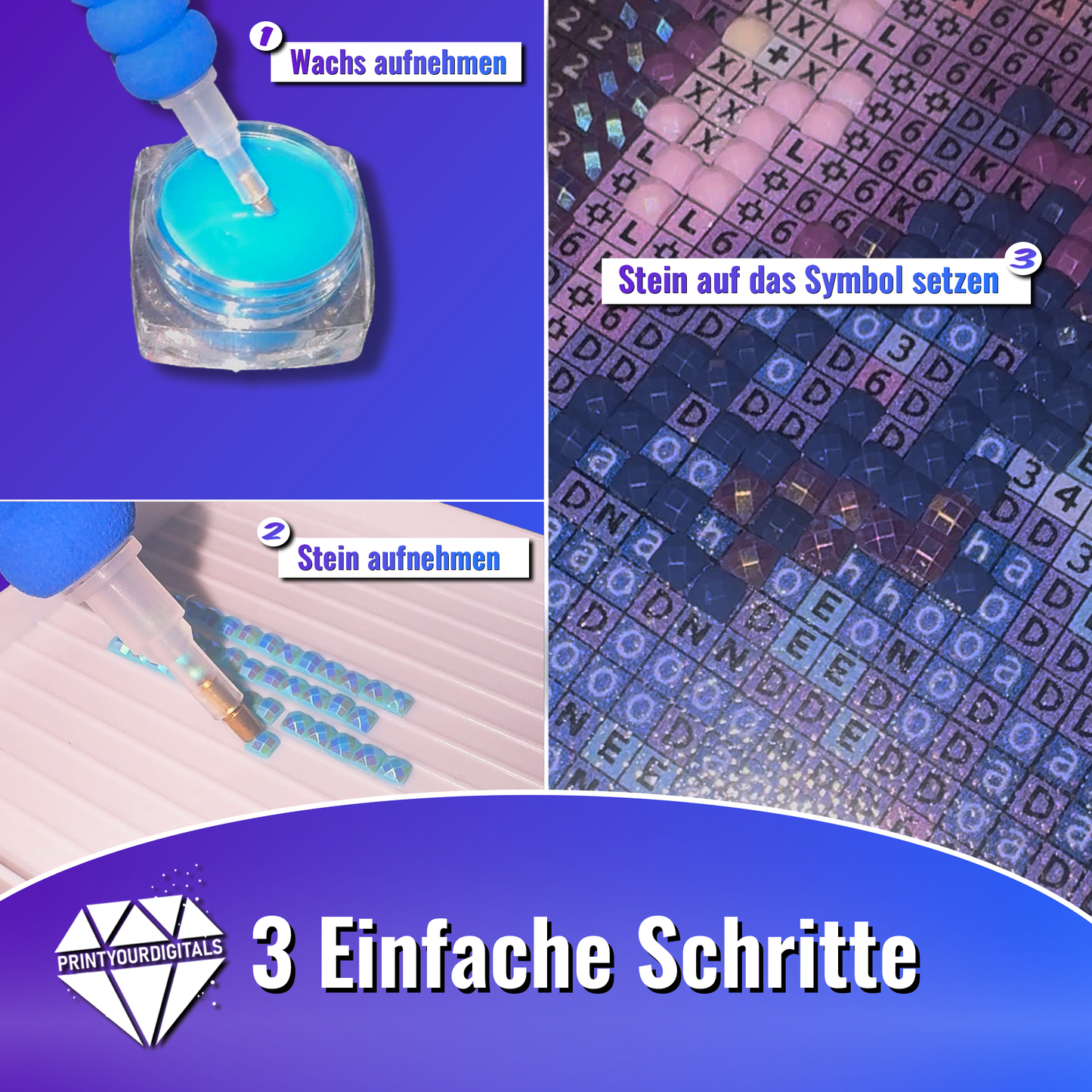 Diamond Painting - Indigokatze
