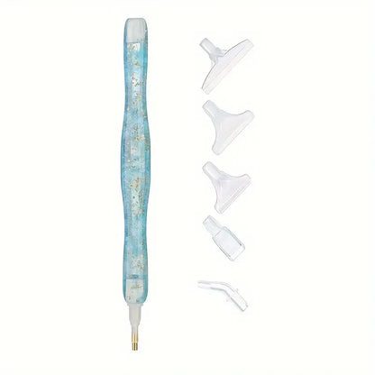 Diamond Painting Stift aus Harz – inkl. 6 Ersatzspitzen