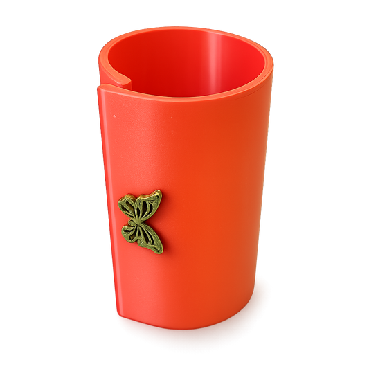 Diamond Painting - Leinwand Roller Schmetterling (Orange)