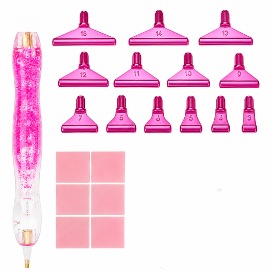 Diamond Painting Stift - Rose Glitzer