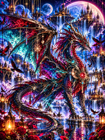 Diamond Painting - Himmelsdrache