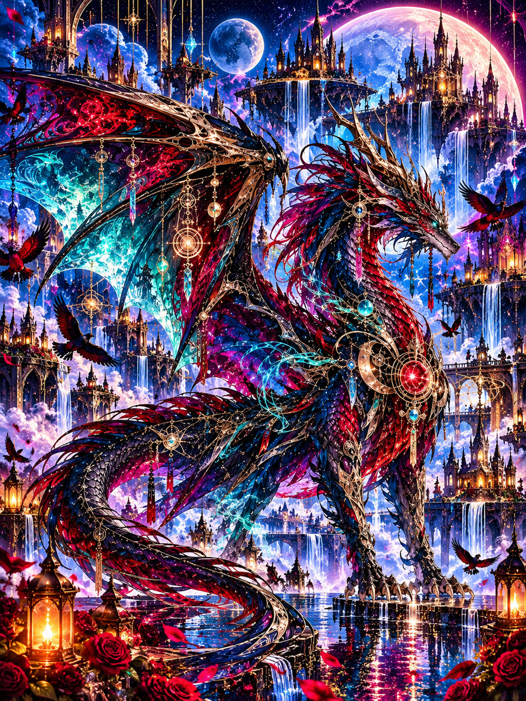 Diamond Painting - Himmelsdrache