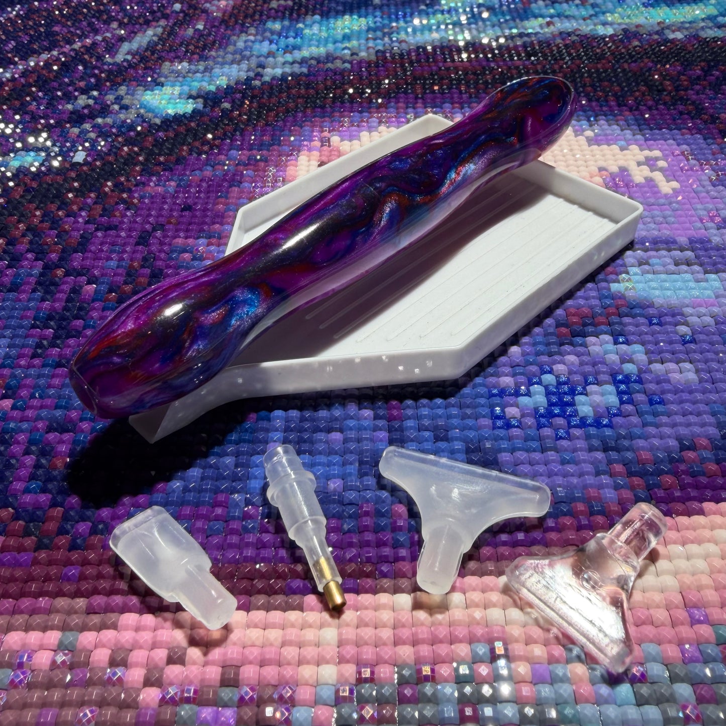 Diamond Painting Stift - Dunkles Galaxie Lila