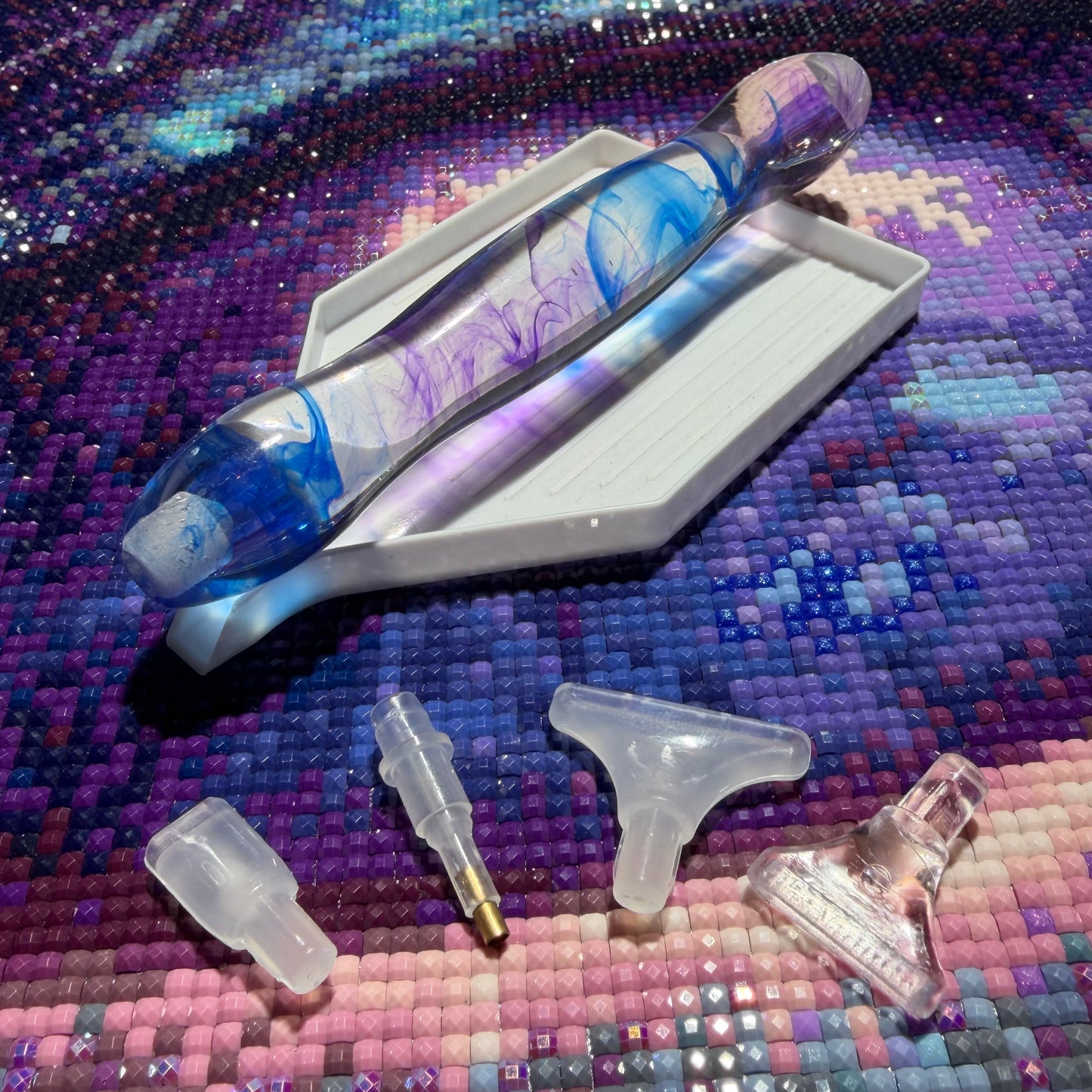 Diamond Painting Stift - Kristall Himmel Blau-Lila