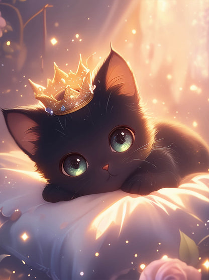 Diamond Painting - Kitten Babykönigin