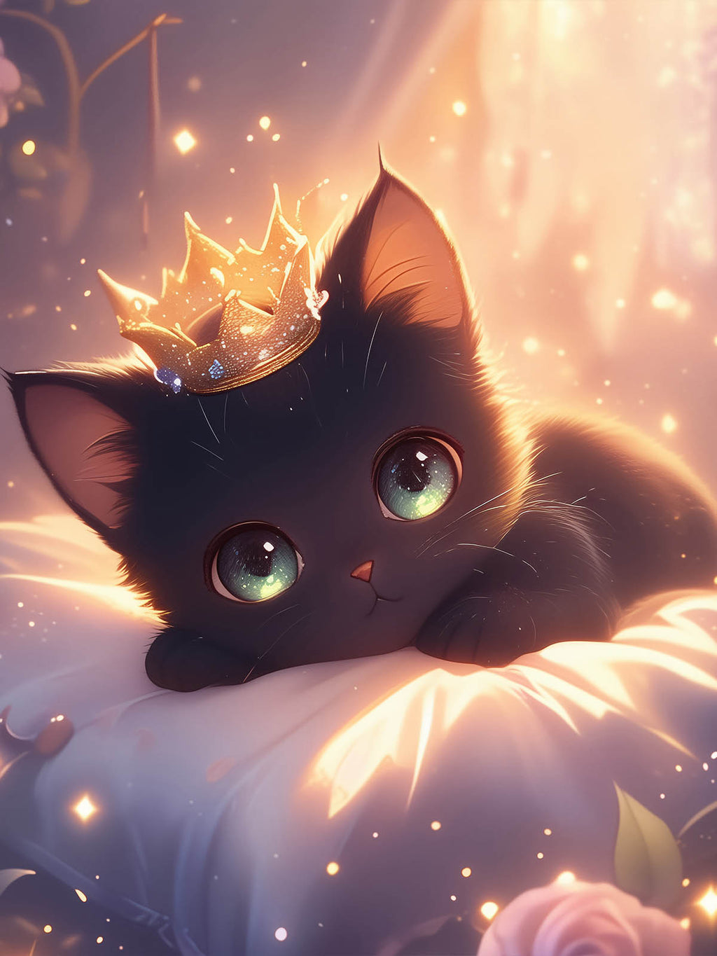 Diamond Painting - Kitten Babykönigin