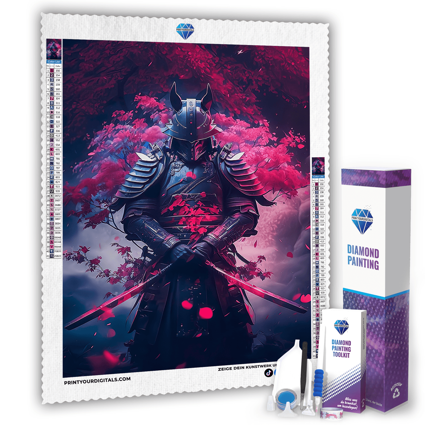 Diamond Painting - Sakura Samurai