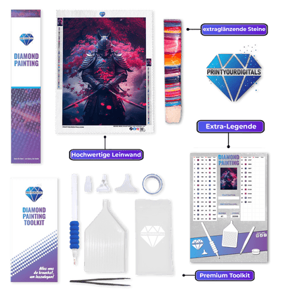 Diamond Painting - Sakura Samurai