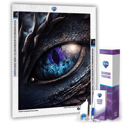 Diamond Painting - Magisches Drachenauge