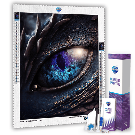 Diamond Painting - Magisches Drachenauge