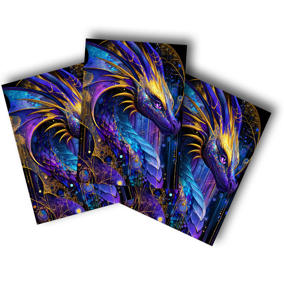 Sticker – Saphirdrache der Nacht