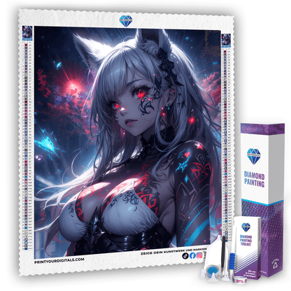 Diamond Painting - Prinzessin der Nacht