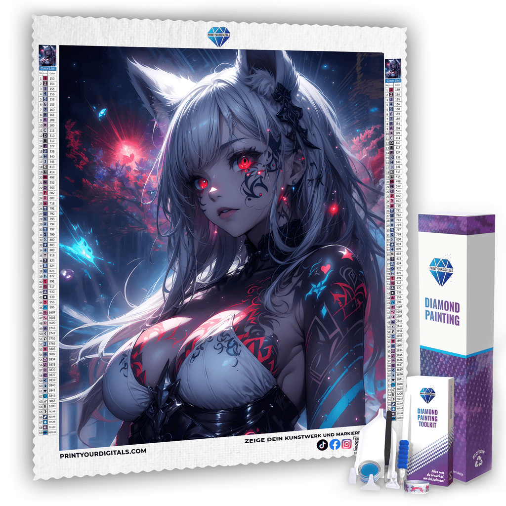 Diamond Painting - Prinzessin der Nacht