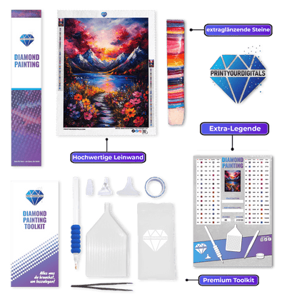 Diamond Painting - Pfad ins Farbparadies