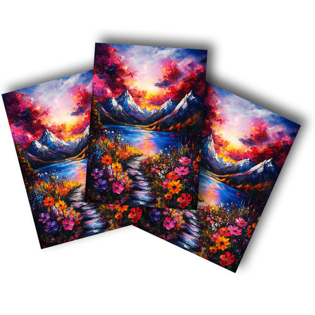 Sticker – Pfad ins Farbparadies