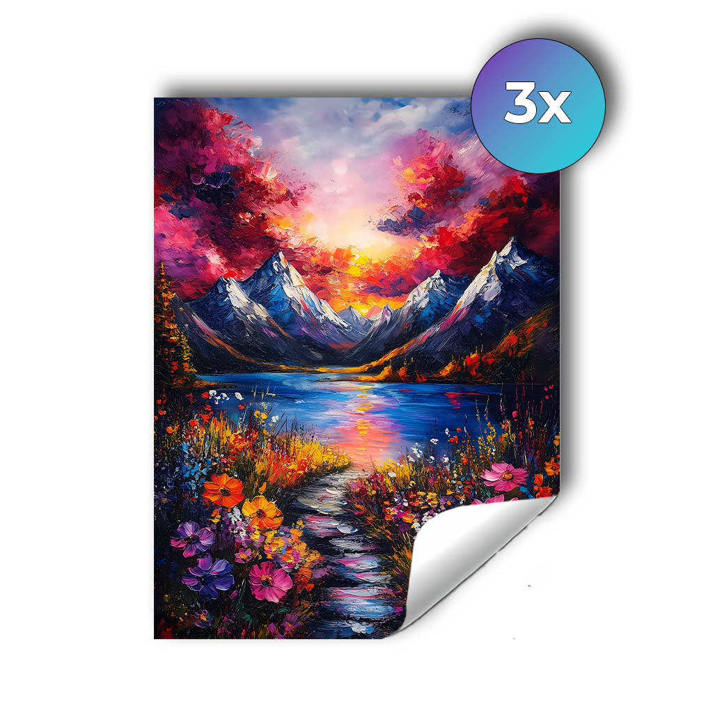 Sticker – Pfad ins Farbparadies