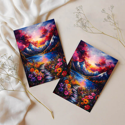 Sticker – Pfad ins Farbparadies