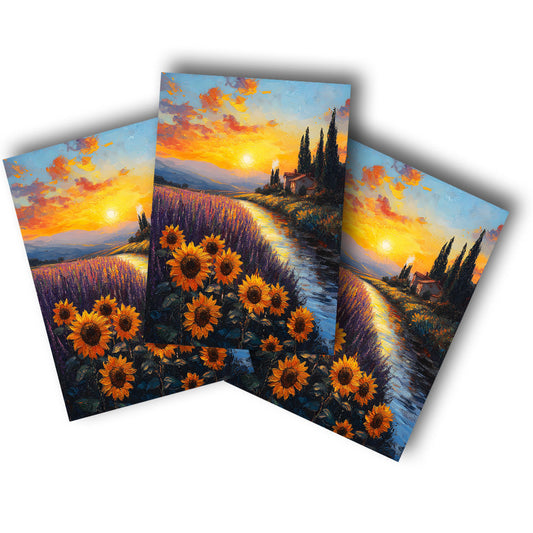 Sticker – Toskana-im-Abendlicht