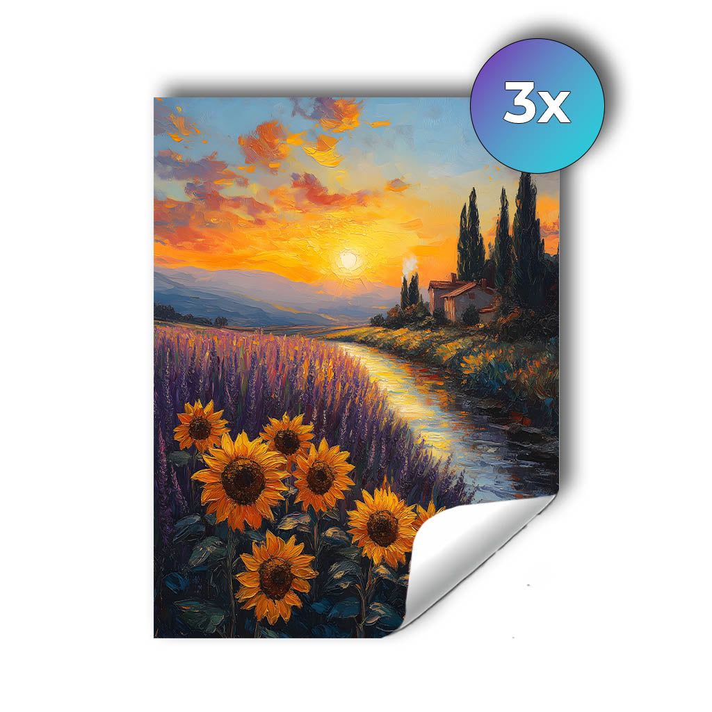 Sticker – Toskana-im-Abendlicht