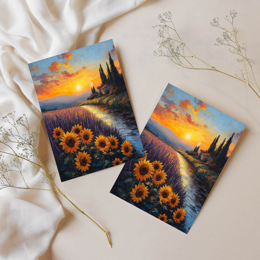 Sticker – Toskana-im-Abendlicht