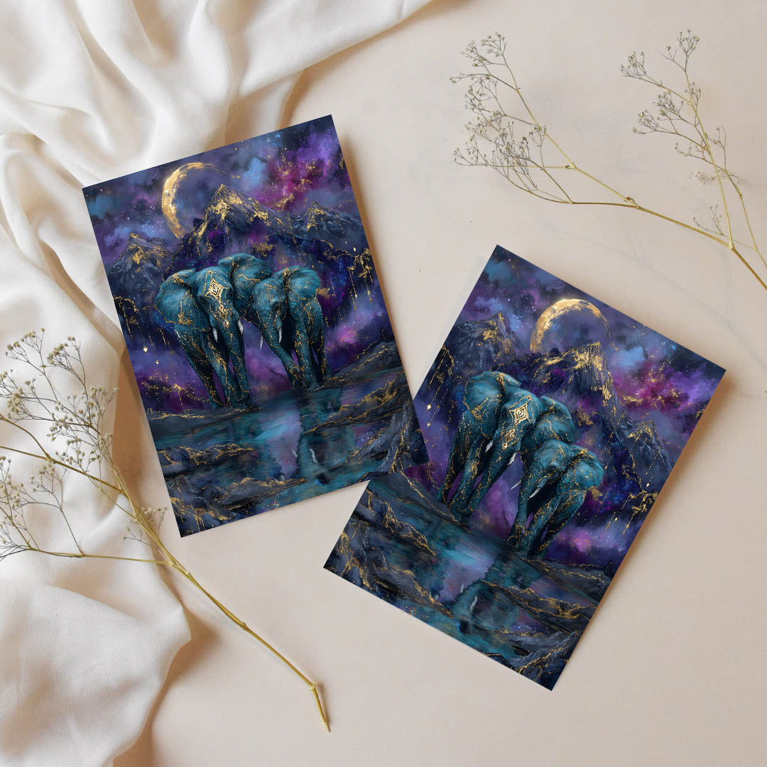 Sticker – Sternen Elefanten